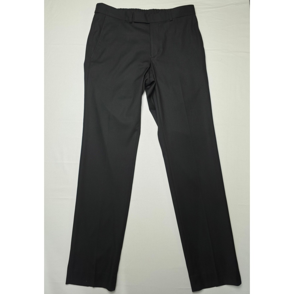 Kenneth‎ Cole Reaction Dress Pants Mens 31W Black Business Casual Polished NWT